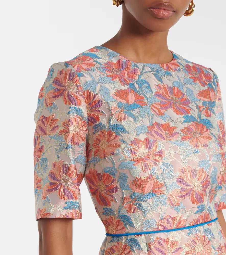 Markarian Metallic brocade cocktail dress | Thumbnail 3