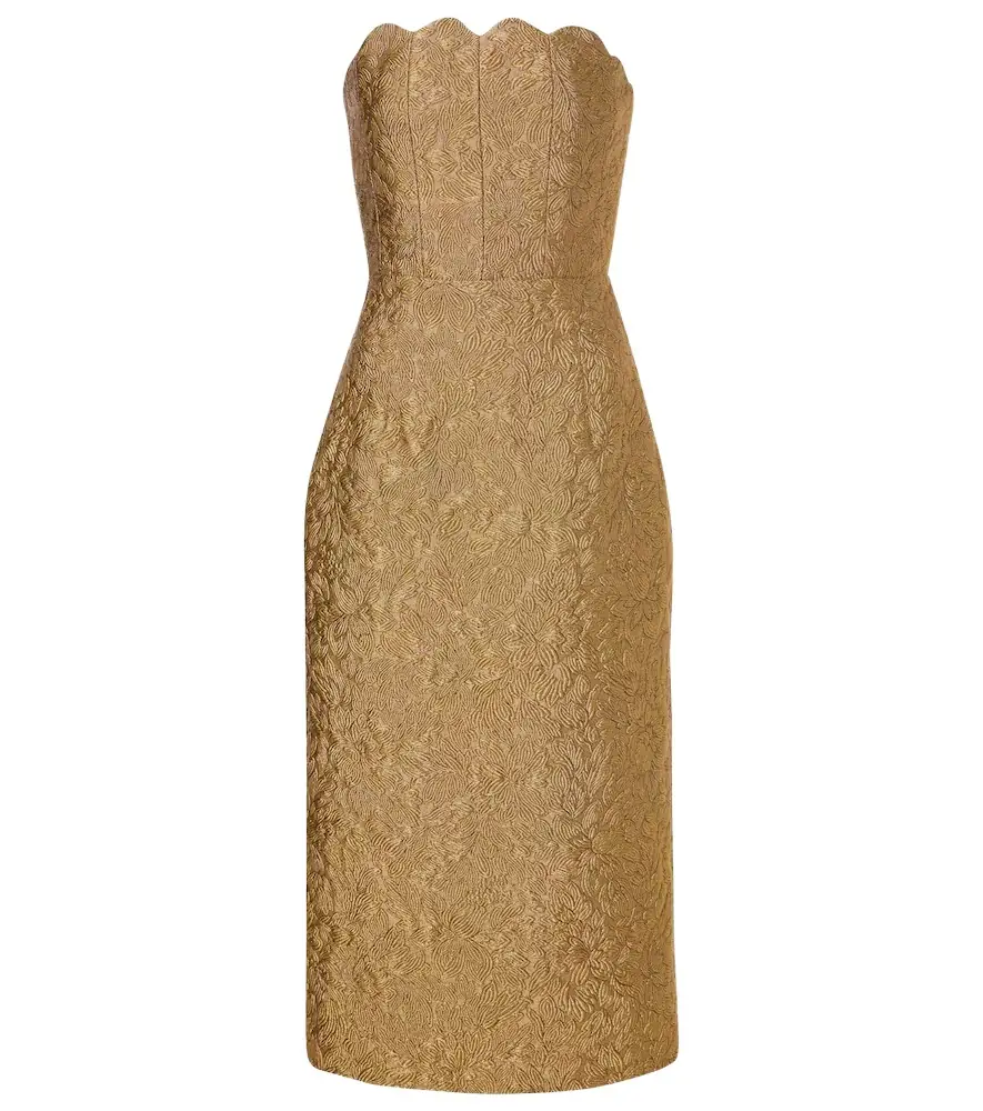 Markarian Marcella floral brocade cocktail dress | Image 1 Markarian Marcella floral brocade cocktail dress | Image 1