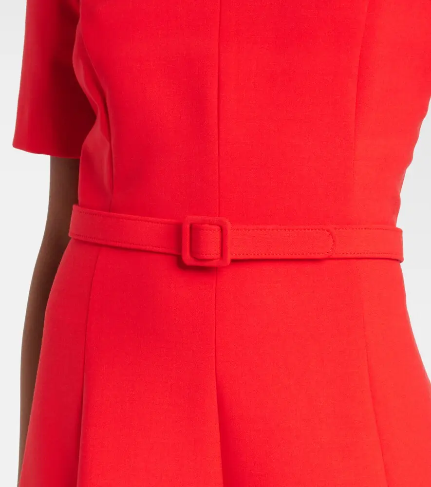 Oscar de la Renta Wool-blend midi dress | Thumbnail 5 Oscar de la Renta Wool-blend midi dress | Thumbnail 5
