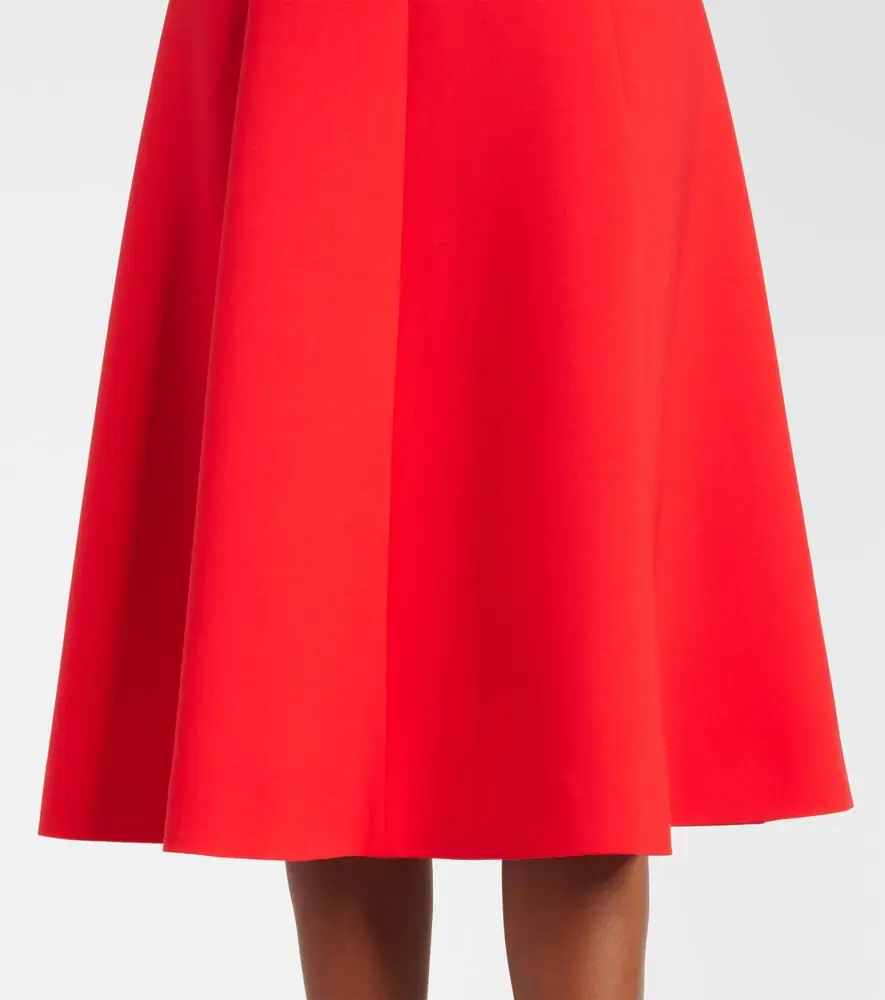 Oscar de la Renta Wool-blend midi dress | Thumbnail 6 Oscar de la Renta Wool-blend midi dress | Thumbnail 6