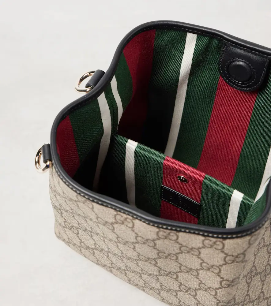 Gucci GG Emblem Mini coated canvas tote bag | Thumbnail 4 Gucci GG Emblem Mini coated canvas tote bag | Thumbnail 4