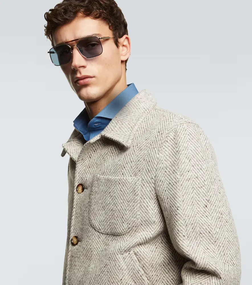 Brunello Cucinelli Sartorial Sunset square sunglasses | Thumbnail 4 Brunello Cucinelli Sartorial Sunset square sunglasses | Thumbnail 4