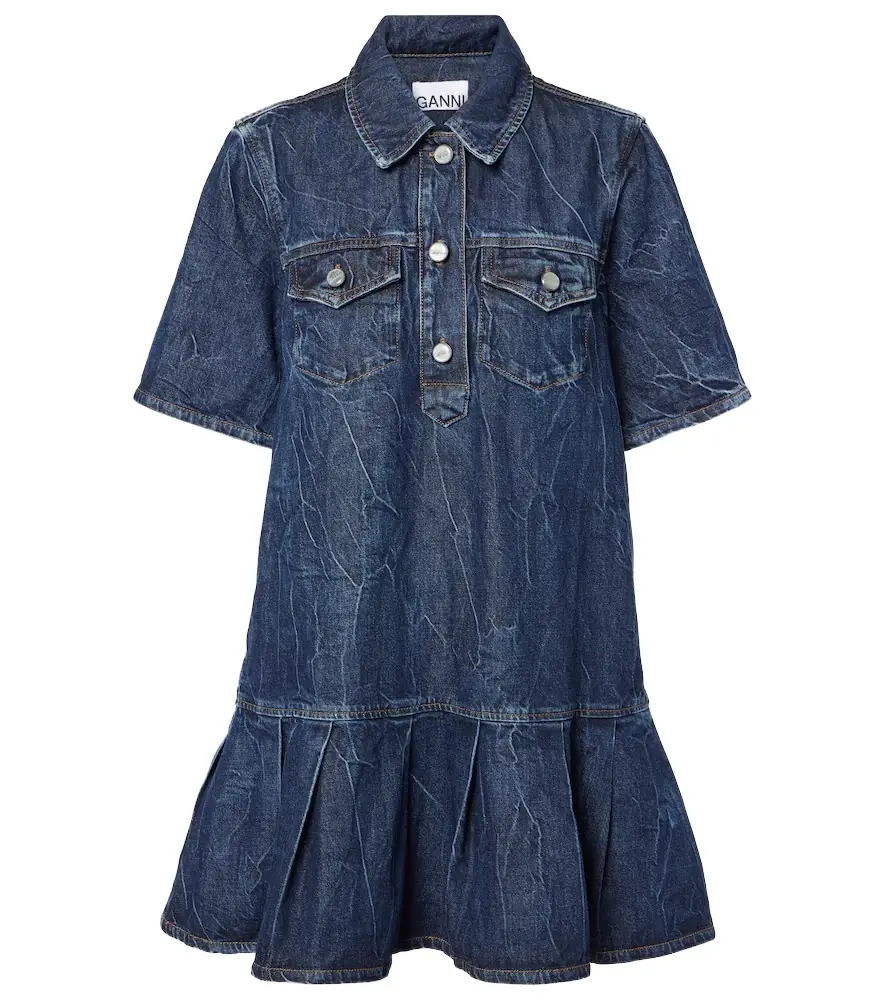 Ganni Denim minidress | Image 1 Ganni Denim minidress | Image 1