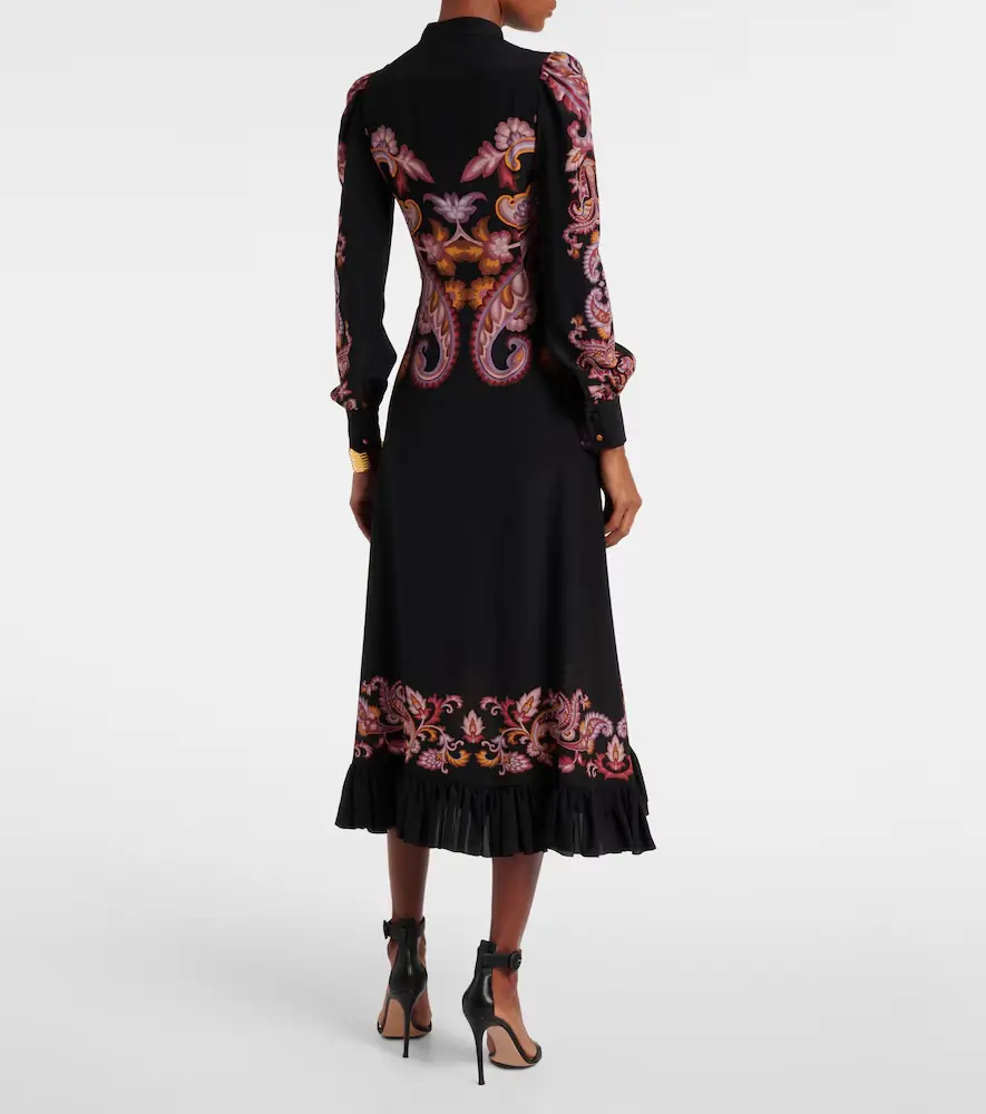 Etro Paisley silk midi dress | Thumbnail 2 Etro Paisley silk midi dress | Thumbnail 2
