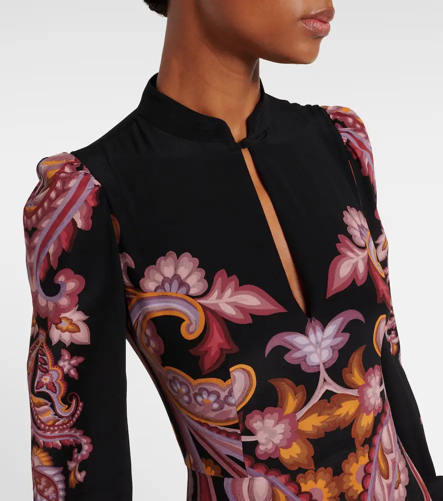 Etro Paisley silk midi dress | Thumbnail 5 Etro Paisley silk midi dress | Thumbnail 5