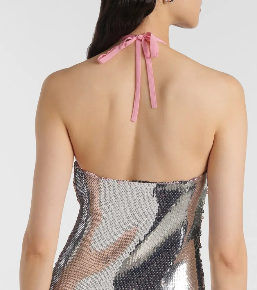 Rodarte Floral-appliqué sequined gown | Thumbnail 6