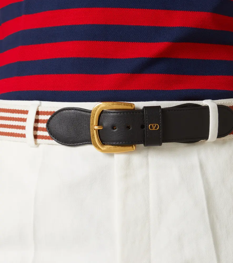 Valentino Garavani Striped belt | Thumbnail 4