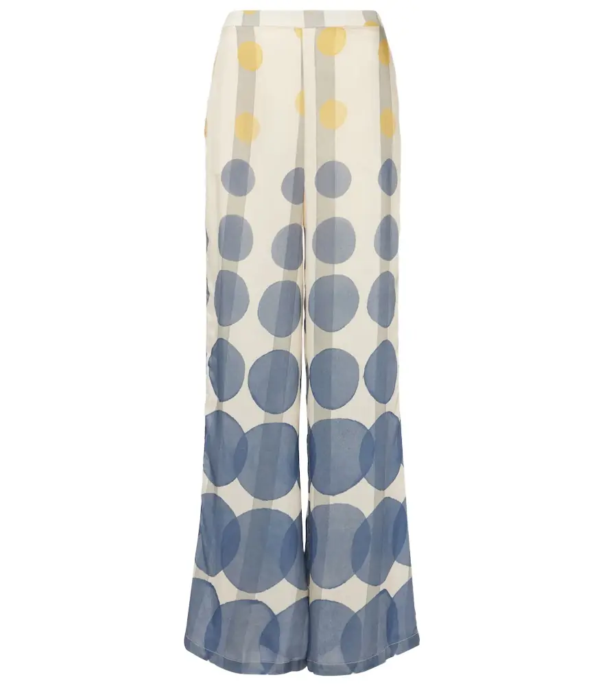 ADRIANA DEGREAS Polka-dot wide-leg pants | Image 1 ADRIANA DEGREAS Polka-dot wide-leg pants | Image 1