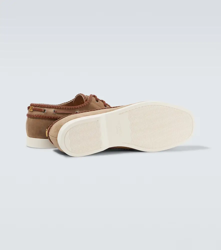 Valentino Garavani Palm Avenue leather boat shoes | Thumbnail 4 Valentino Garavani Palm Avenue leather boat shoes | Thumbnail 4