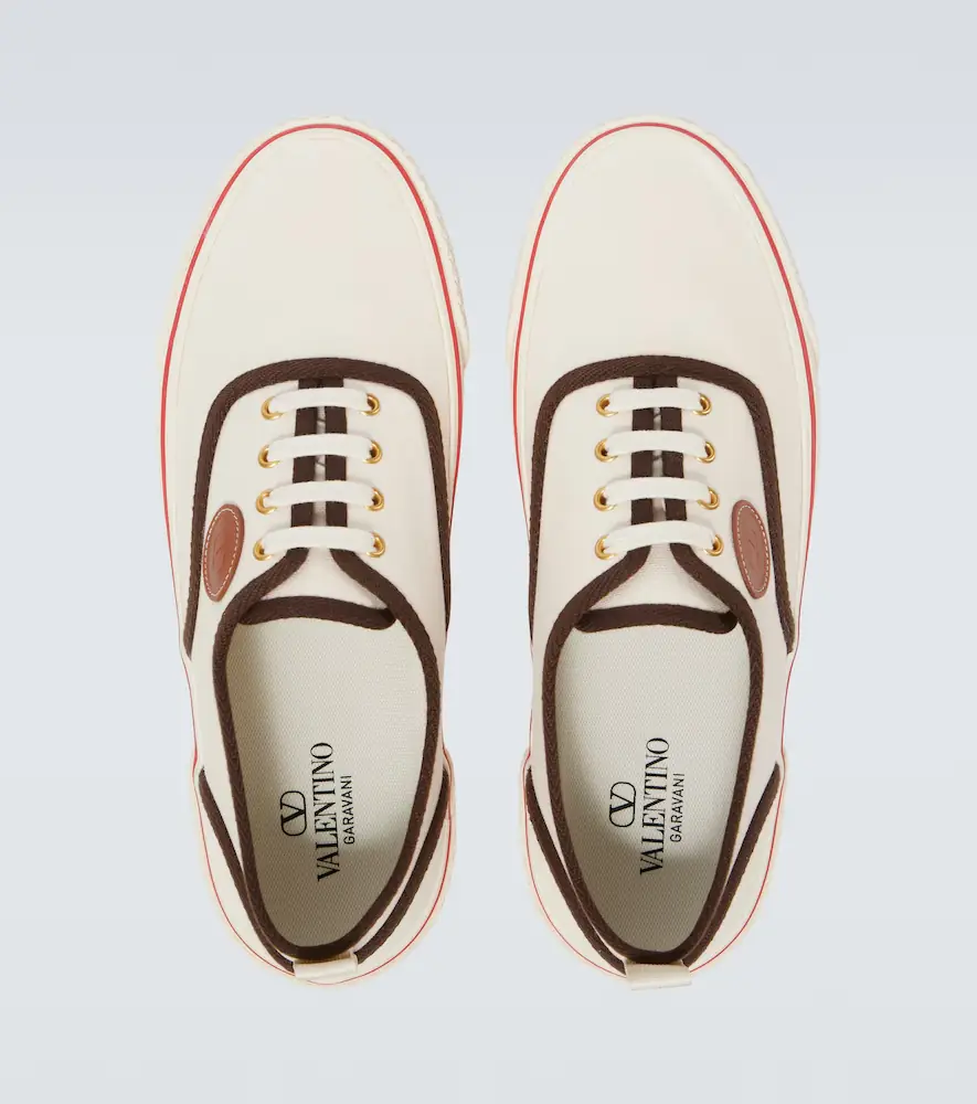 Valentino Garavani Nojoke canvas sneakers | Thumbnail 4 Valentino Garavani Nojoke canvas sneakers | Thumbnail 4