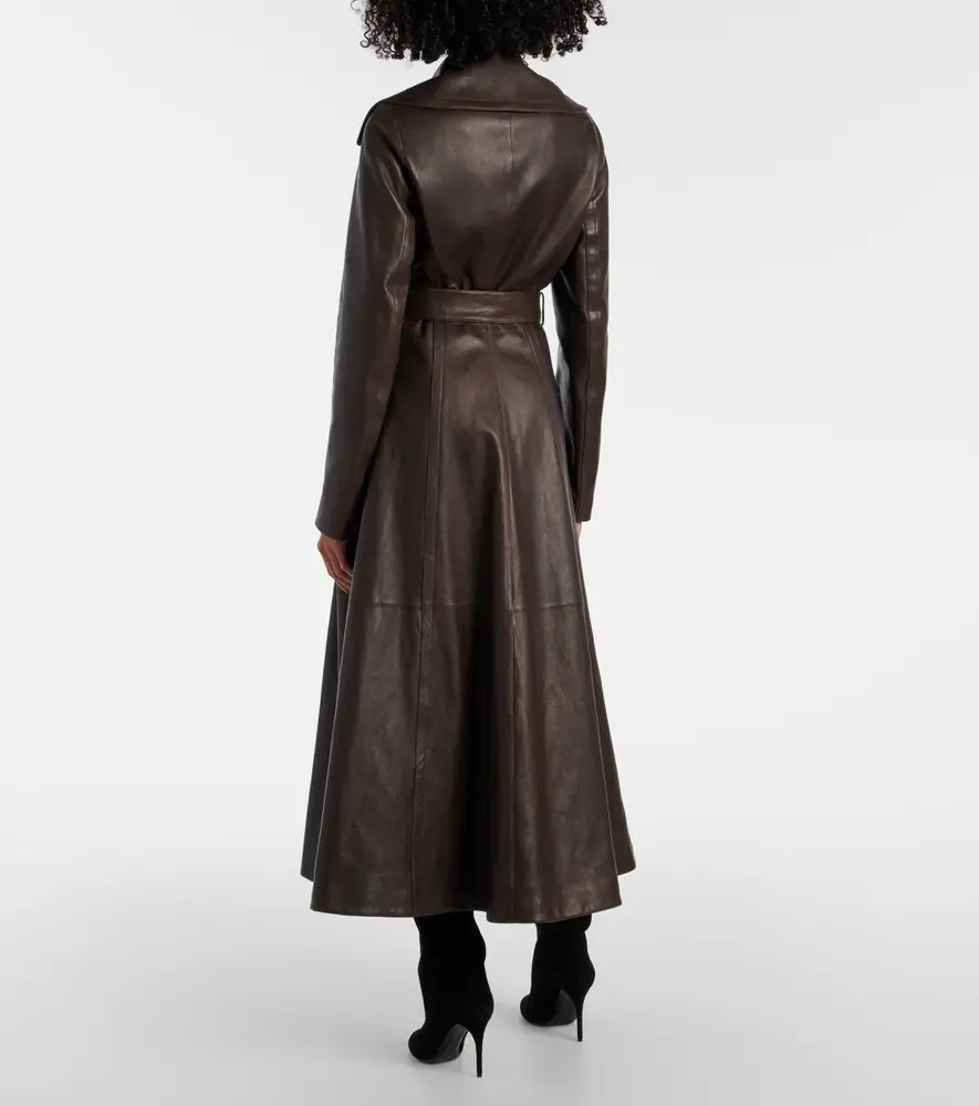 Alaïa Alaïa Leather coat | Thumbnail 8 Alaïa Alaïa Leather coat | Thumbnail 8