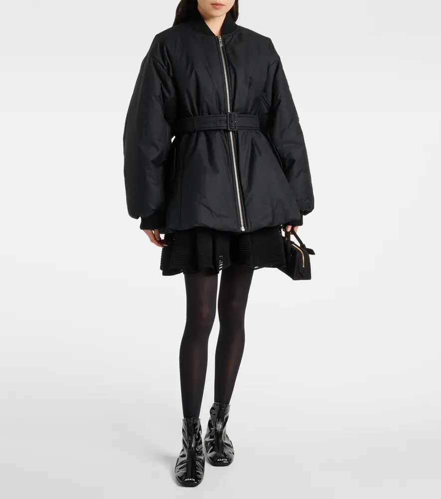 ALAÏA ALAÏA Crinoline knitted minidress | Thumbnail 4