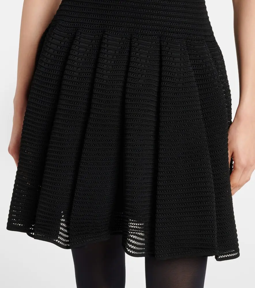 ALAÏA ALAÏA Crinoline knitted minidress | Thumbnail 5