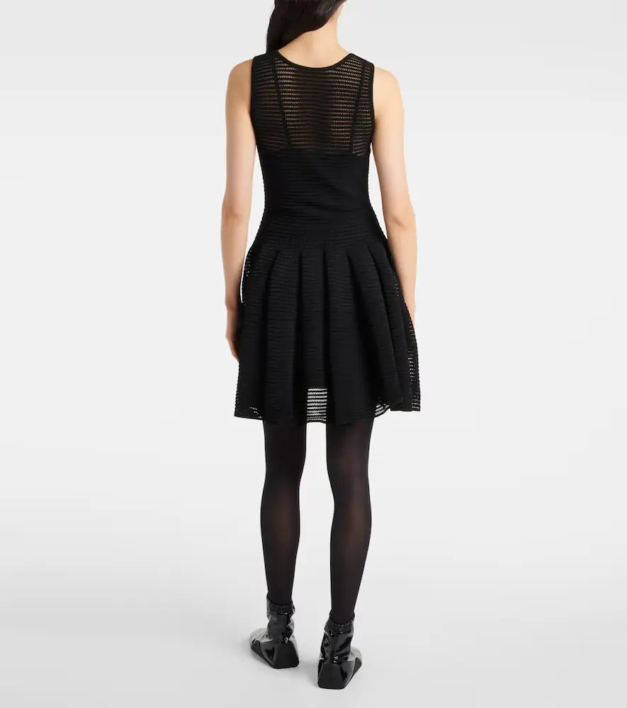 ALAÏA ALAÏA Crinoline knitted minidress | Thumbnail 6
