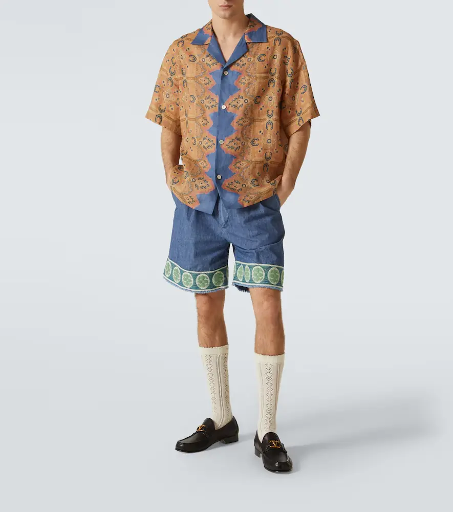 Valentino Garavani Printed linen shirt | Thumbnail 3 Valentino Garavani Printed linen shirt | Thumbnail 3