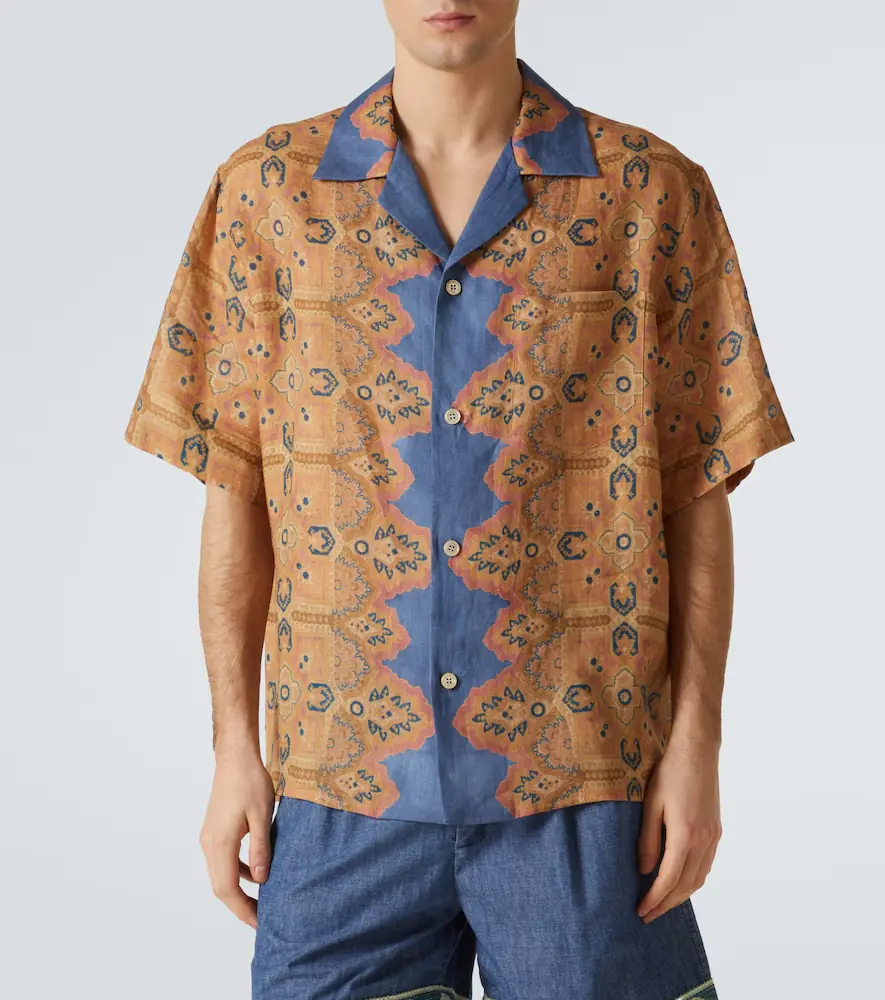 Valentino Garavani Printed linen shirt | Thumbnail 4 Valentino Garavani Printed linen shirt | Thumbnail 4