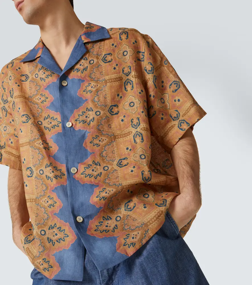 Valentino Garavani Printed linen shirt | Thumbnail 5 Valentino Garavani Printed linen shirt | Thumbnail 5