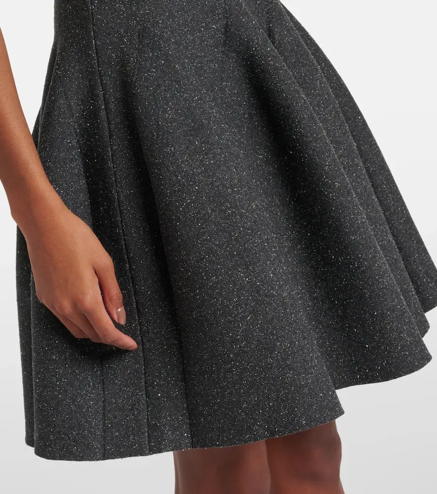 Alaïa Alaïa Godet silk-blend minidress | Thumbnail 2 Alaïa Alaïa Godet silk-blend minidress | Thumbnail 2