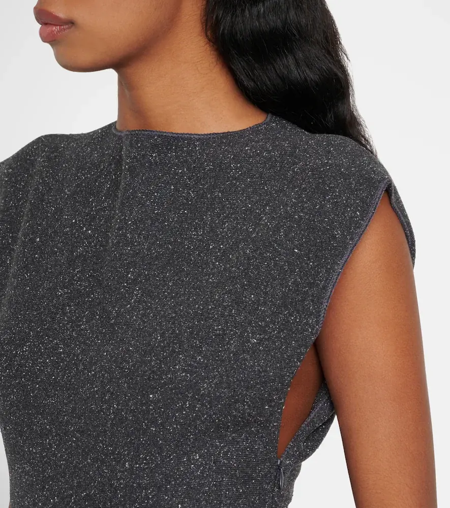 Alaïa Alaïa Godet silk-blend minidress | Thumbnail 4 Alaïa Alaïa Godet silk-blend minidress | Thumbnail 4
