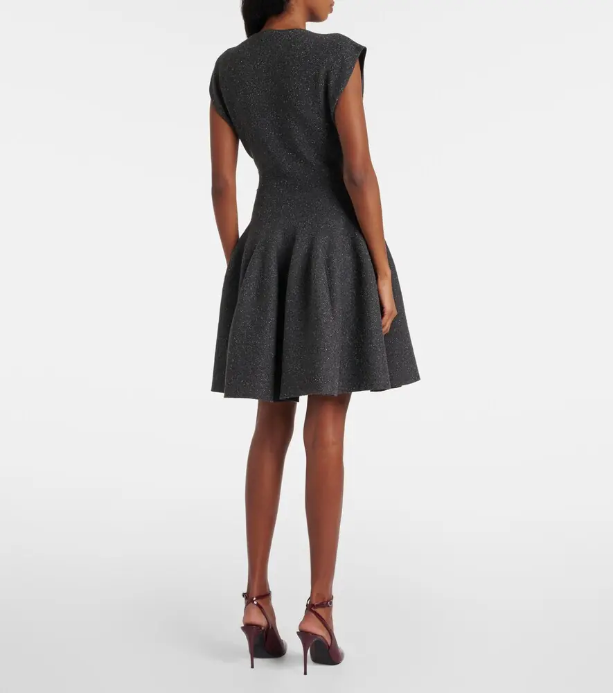 Alaïa Alaïa Godet silk-blend minidress | Thumbnail 5 Alaïa Alaïa Godet silk-blend minidress | Thumbnail 5