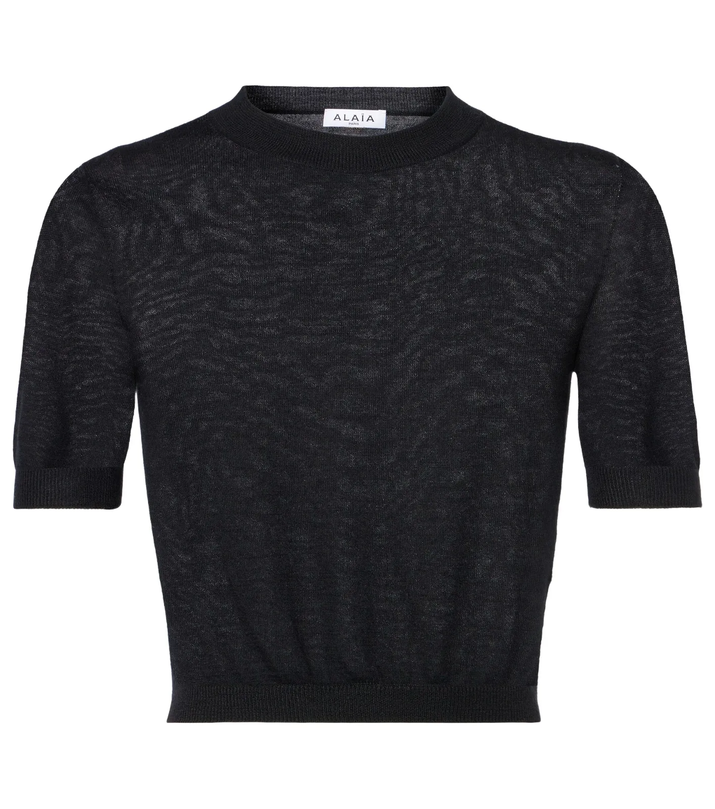 ALAÏA ALAÏA Cropped cashmere top