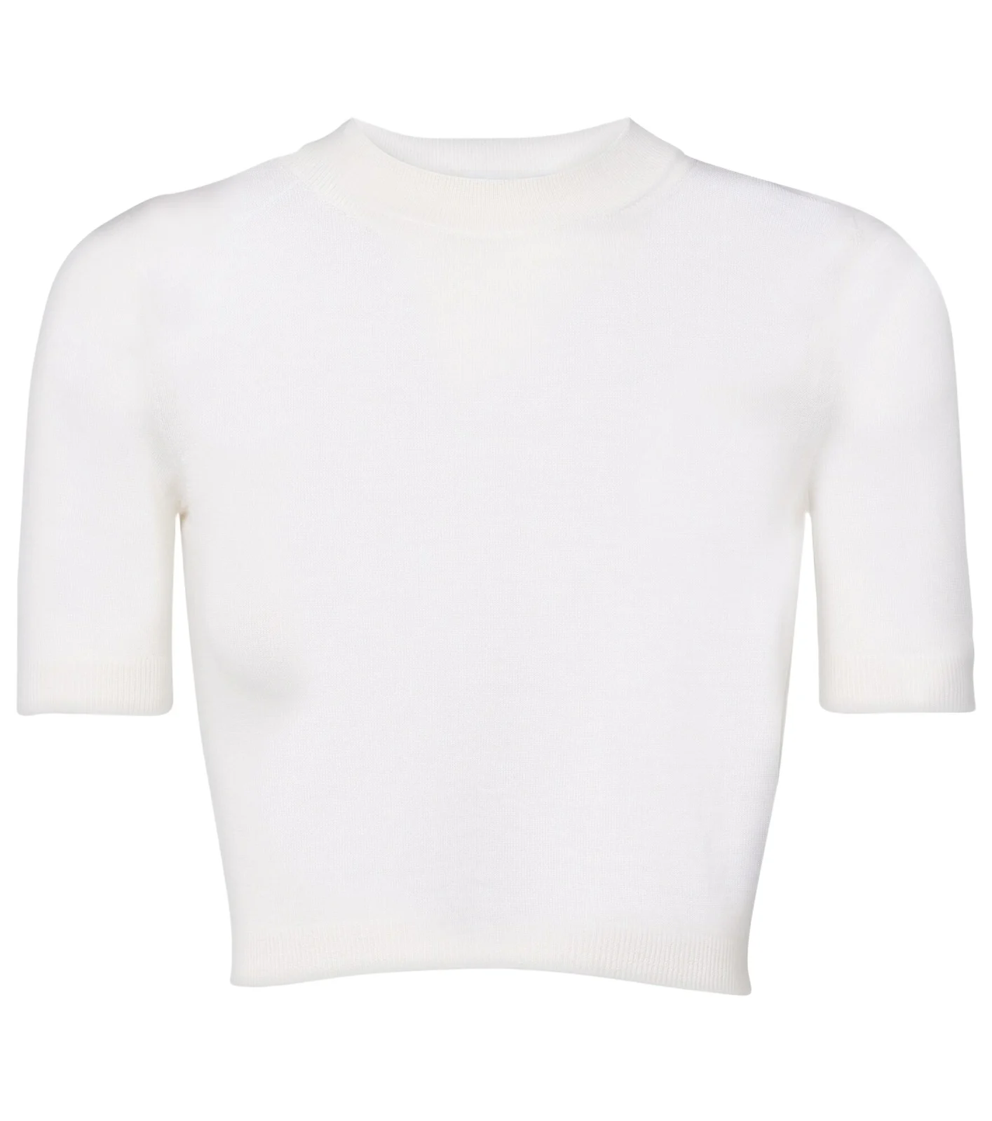 ALAÏA Cropped cashmere top