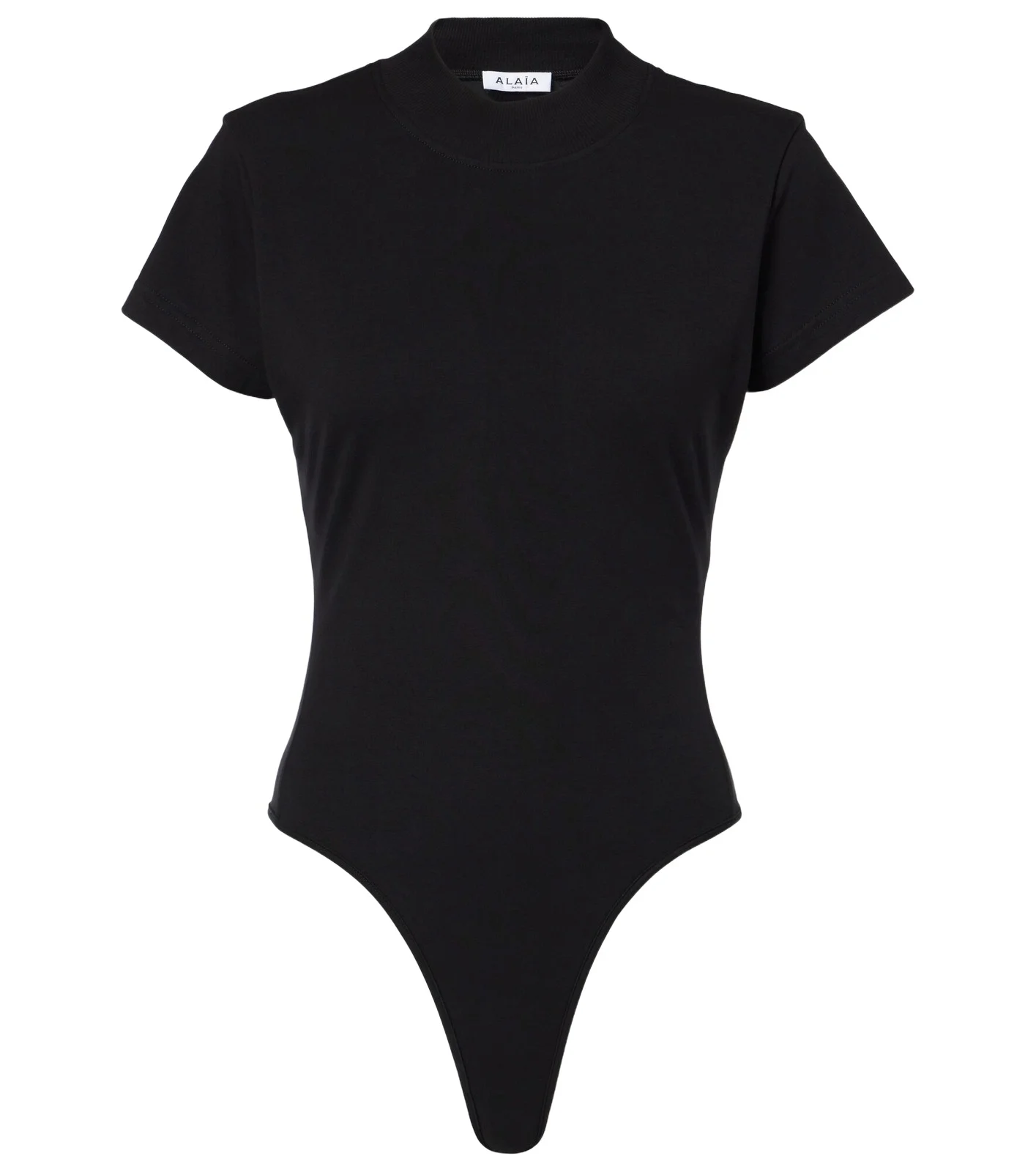 Cotton-blend bodysuit