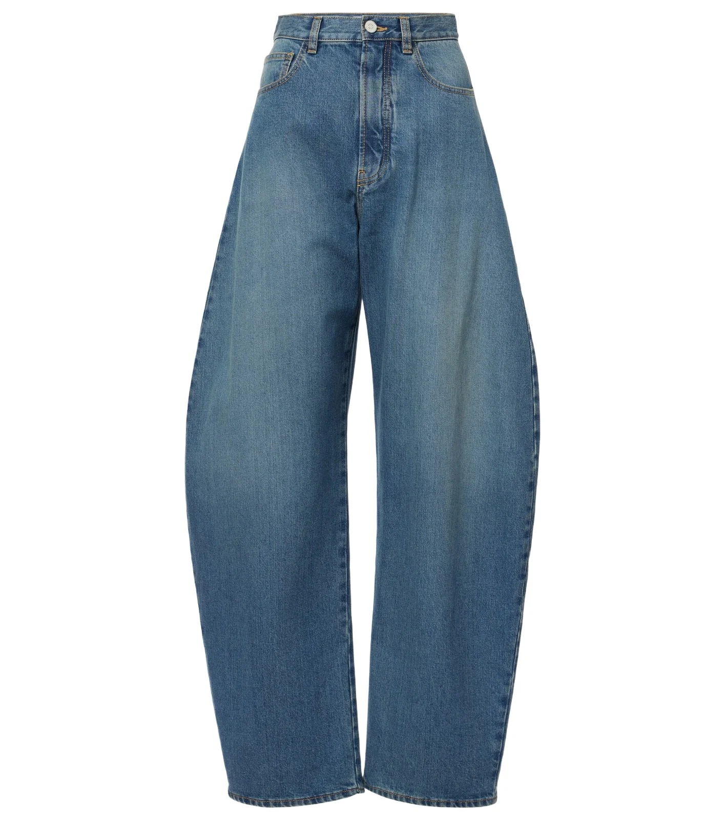 Alaïa High-rise barrel-leg jeans Alaïa High-rise barrel-leg jeans