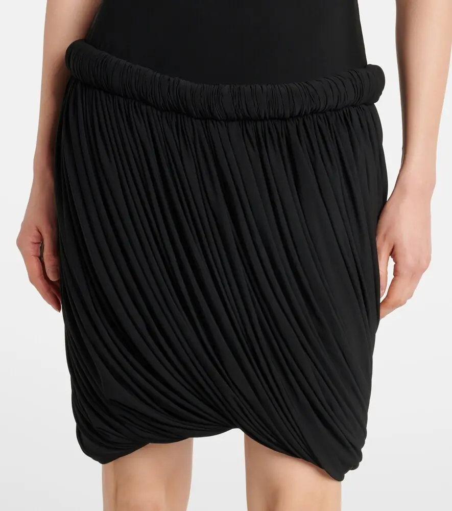 ALAÏA ALAÏA Draped jersey midi dress | Thumbnail 4