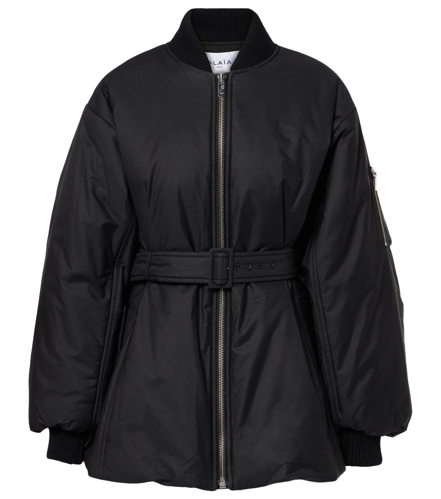 ALAÏA Belted cotton-blend jacket ALAÏA Belted cotton-blend jacket
