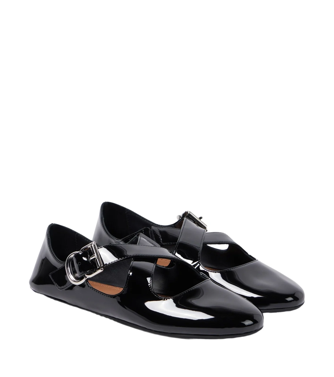 Criss Cross patent leather ballet flats Criss Cross patent leather ballet flats