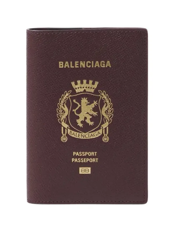 Logo leather passport holder Logo leather passport holder