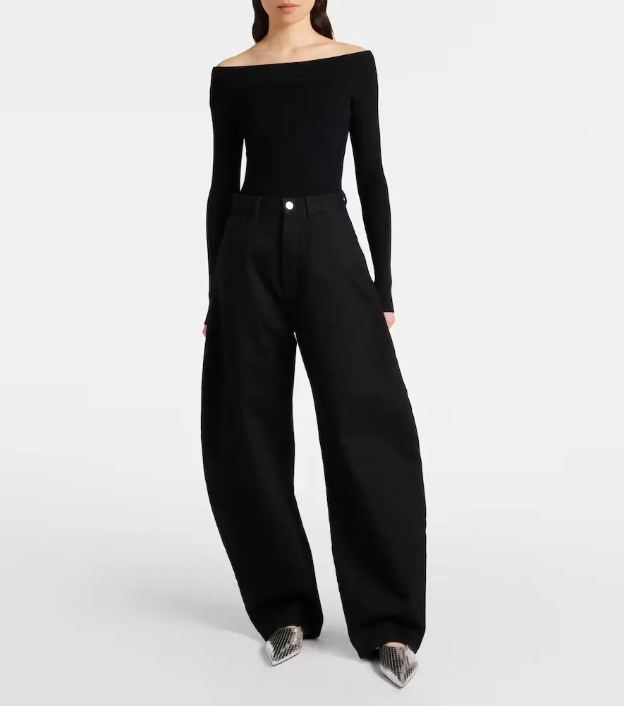 Alaïa Alaïa Art Deco mirrored leather slingback flats | Thumbnail 5 Alaïa Alaïa Art Deco mirrored leather slingback flats | Thumbnail 5