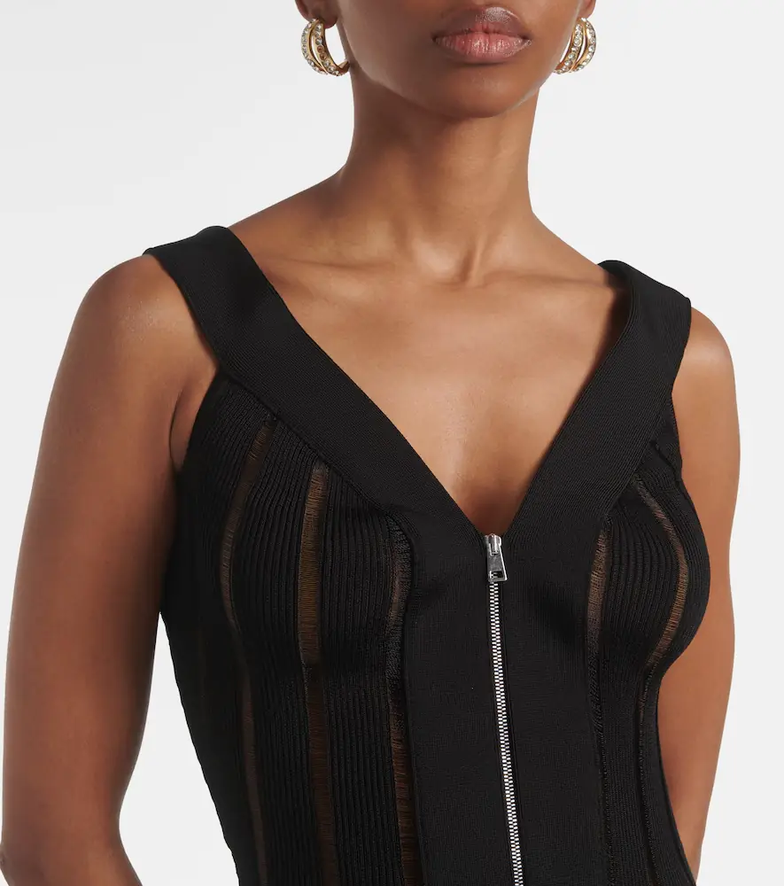 Nensi Dojaka Ribbed-knit maxi dress | Thumbnail 2 Nensi Dojaka Ribbed-knit maxi dress | Thumbnail 2