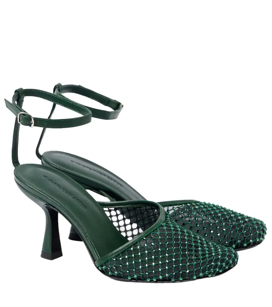 Christopher Esber Minette 80 crystal-embellished pumps