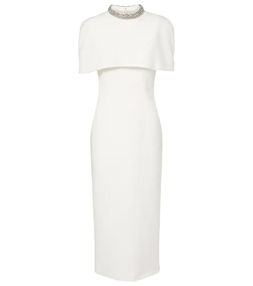 Roland Mouret Embellished crêpe cocktail dress | Image 1 Roland Mouret Embellished crêpe cocktail dress | Image 1