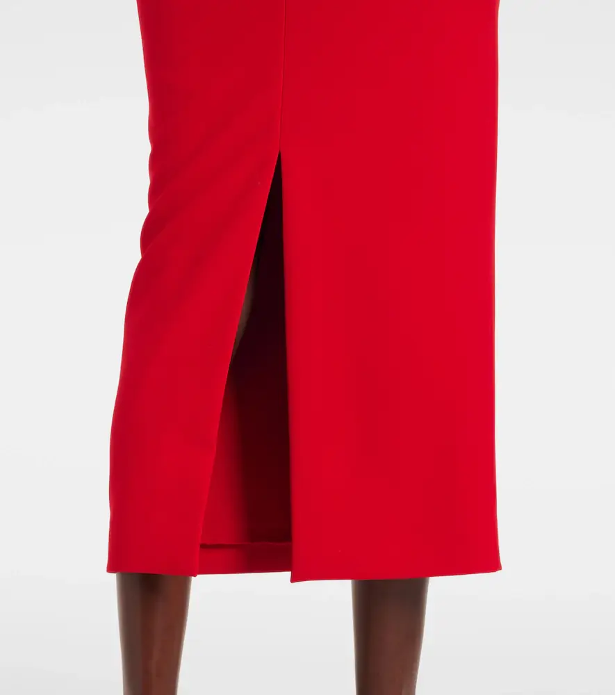 Roland Mouret Caped crêpe midi dress | Thumbnail 6