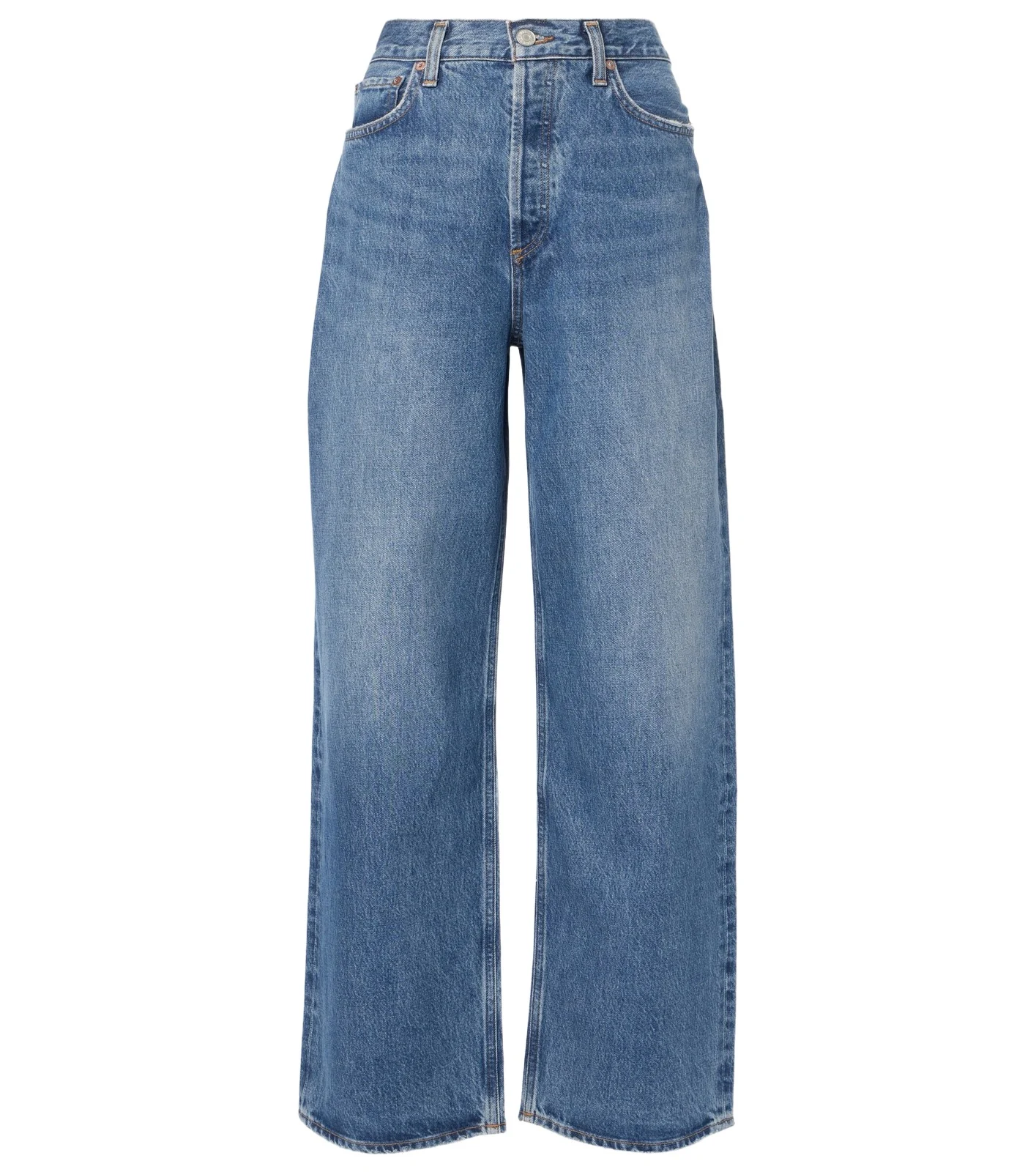 Low Slung Baggy mid-rise wide-leg jeans Low Slung Baggy mid-rise wide-leg jeans