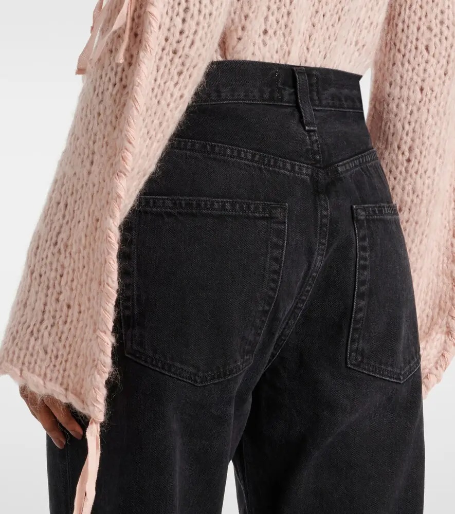 AGOLDE Kelly high-rise distressed straight jeans | Thumbnail 4