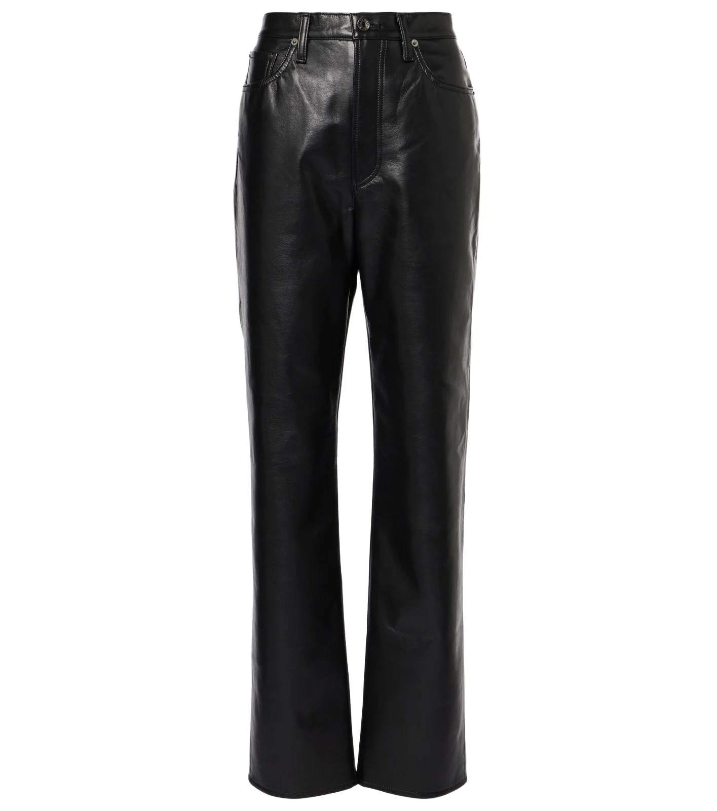 90's Pinch Waist high-rise straight pants