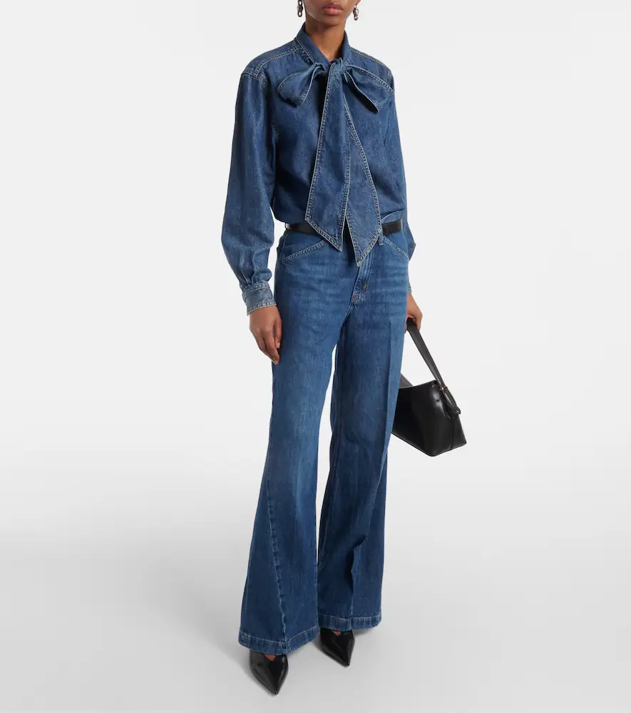 Frame Le Baggy Palazzo wide-leg jeans | Thumbnail 2 Frame Le Baggy Palazzo wide-leg jeans | Thumbnail 2