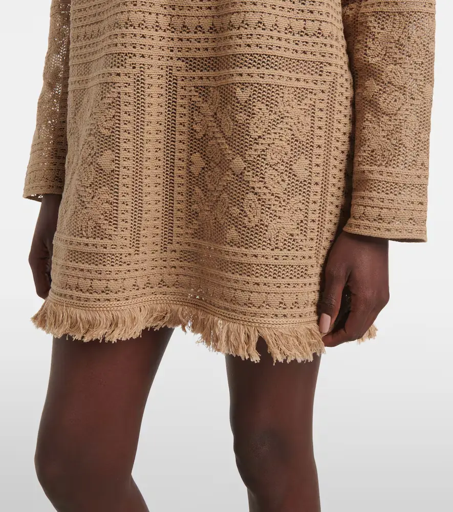 Alanui Kiss By The Book lace minidress | Thumbnail 3