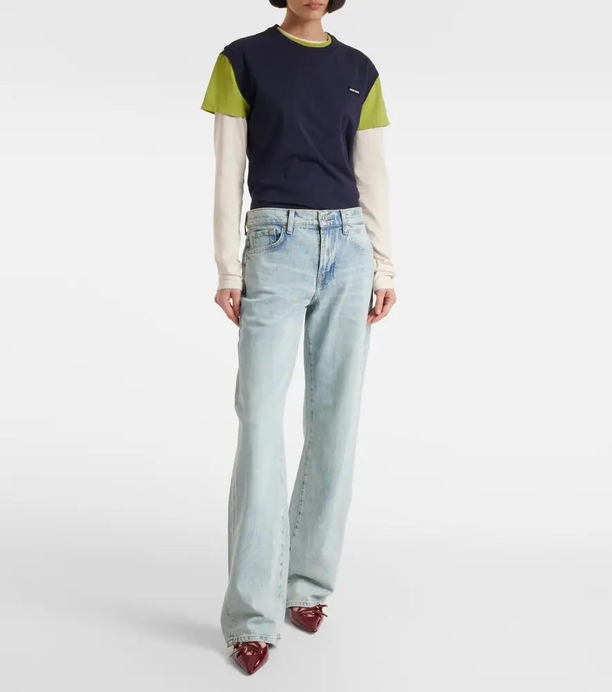 7 For All Mankind Tess Trouser high-rise straight jeans | Thumbnail 3 7 For All Mankind Tess Trouser high-rise straight jeans | Thumbnail 3