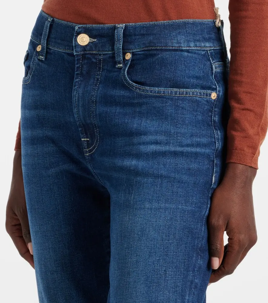 7 For All Mankind Mid-rise cropped skinny jeans | Thumbnail 2 7 For All Mankind Mid-rise cropped skinny jeans | Thumbnail 2