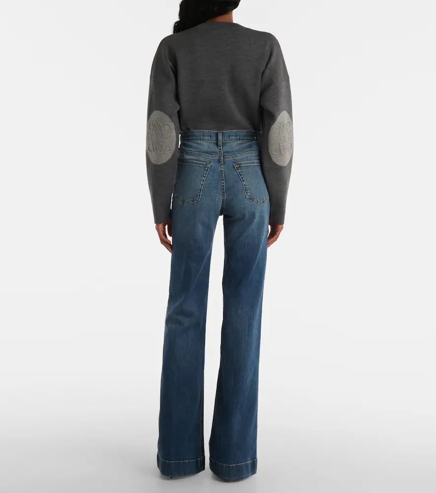 7 For All Mankind Modern Dojo Groovy high-rise flared jeans | Thumbnail 2