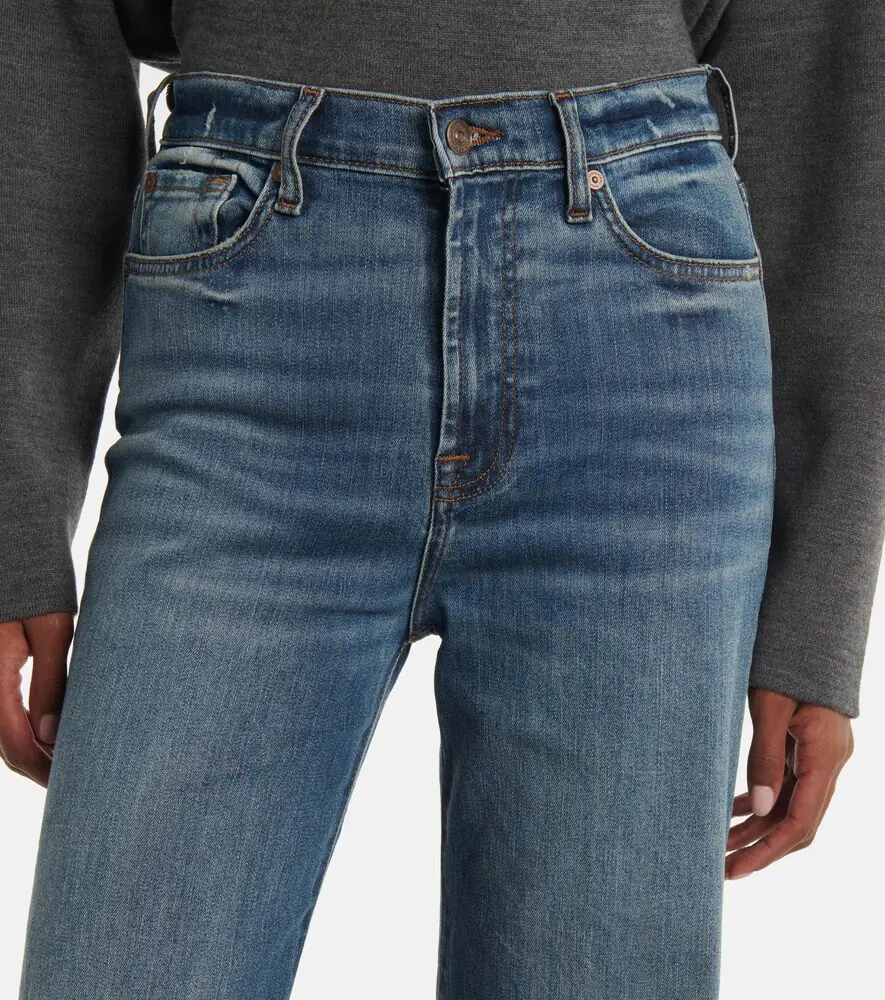 7 For All Mankind Modern Dojo Groovy high-rise flared jeans | Thumbnail 5
