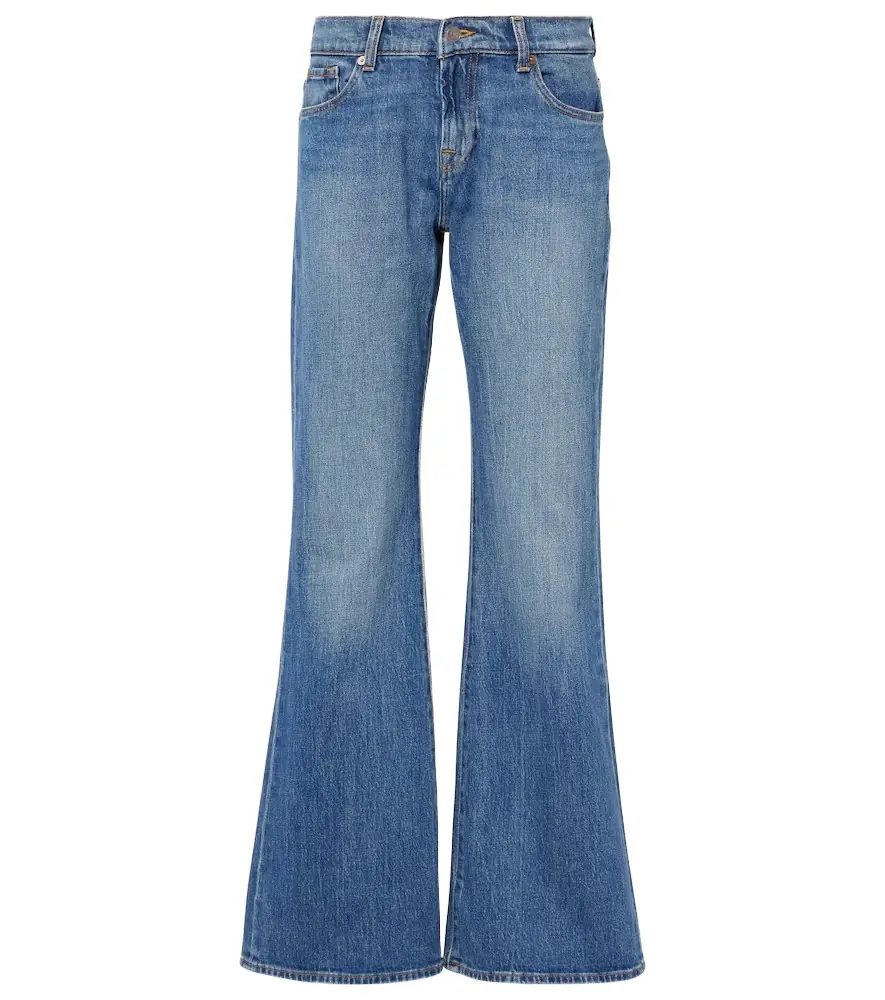 7 For All Mankind Mankind high-rise flared jeans | Image 1 7 For All Mankind Mankind high-rise flared jeans | Image 1