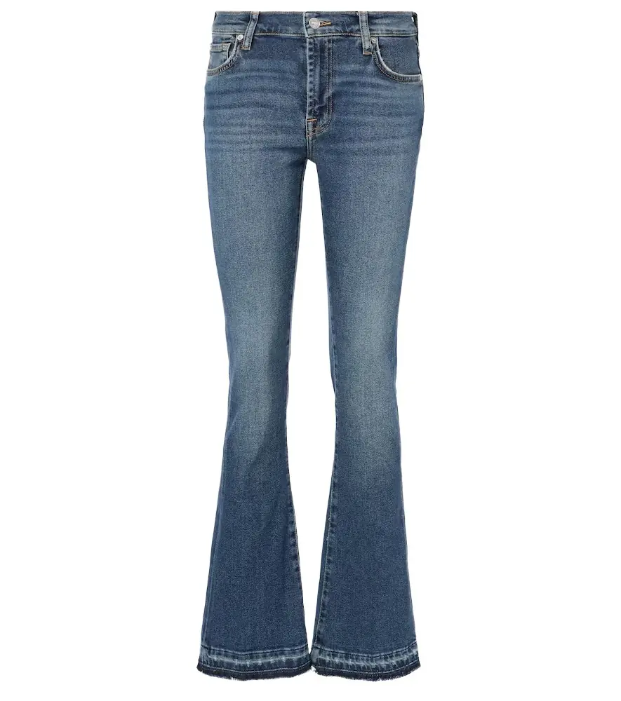 7 For All Mankind Bootcut Tailorless mid-rise jeans | Image 1 7 For All Mankind Bootcut Tailorless mid-rise jeans | Image 1
