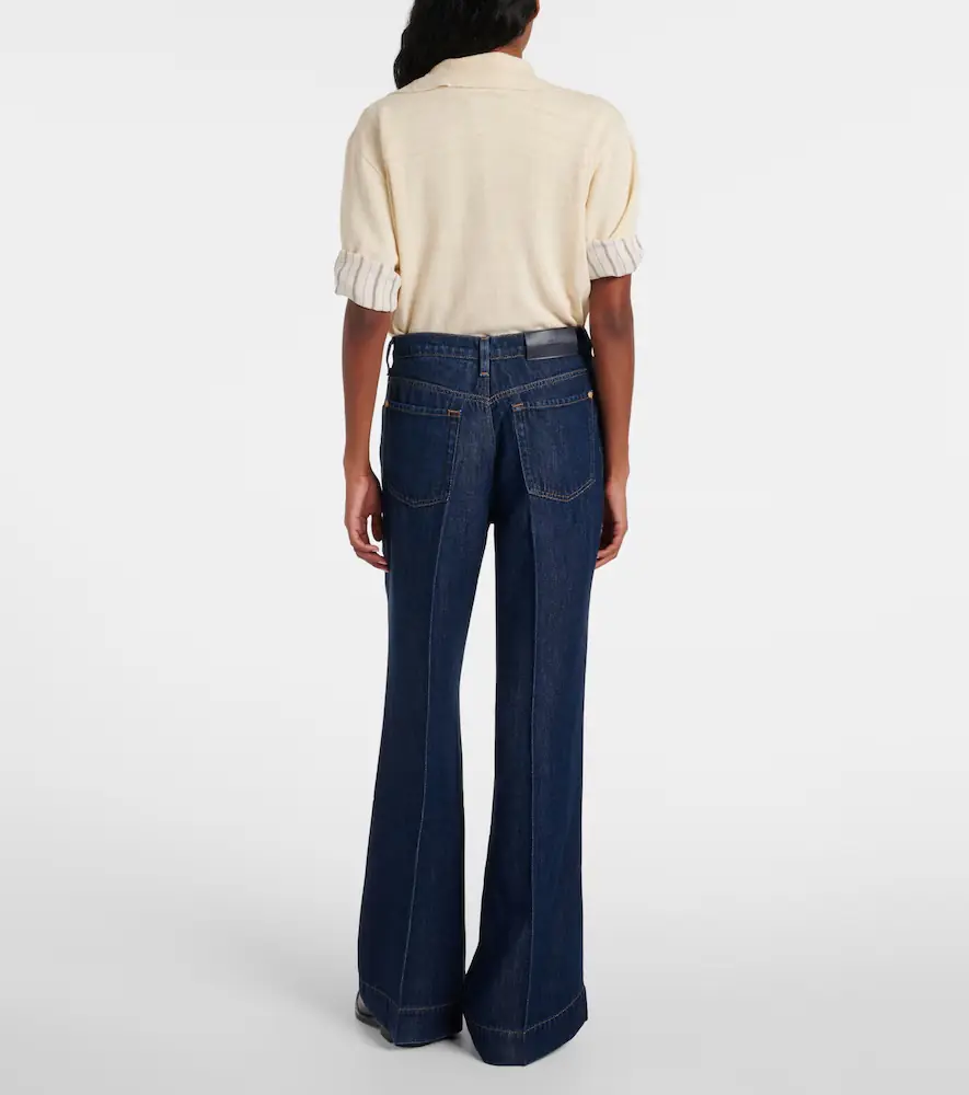 7 For All Mankind High-rise flared jeans | Thumbnail 7 7 For All Mankind High-rise flared jeans | Thumbnail 7