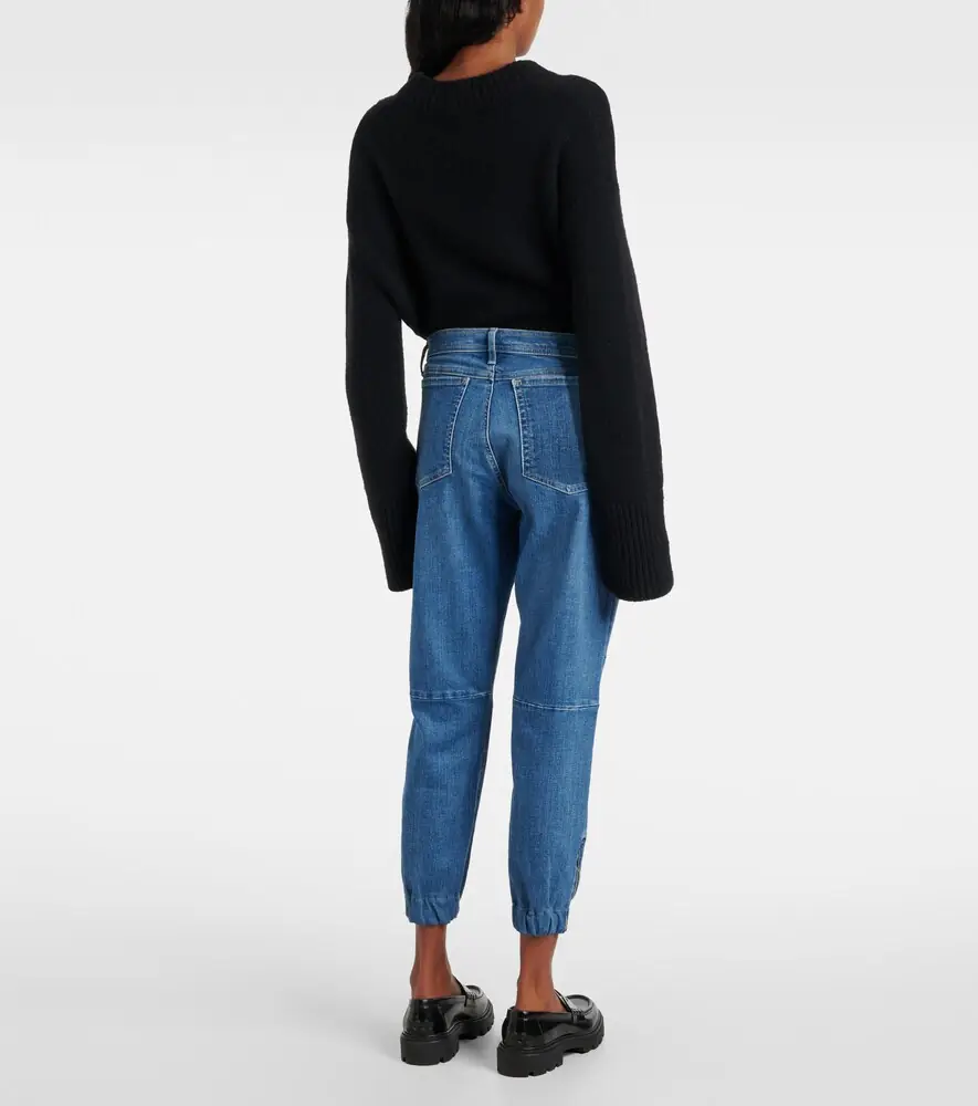 7 For All Mankind High-rise straight jeans | Thumbnail 7 7 For All Mankind High-rise straight jeans | Thumbnail 7